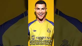 Cristiano Ronaldo | Al Nassr Jersey For 75AED Only 2023-24 Kit
