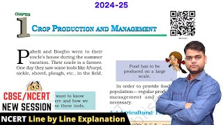 Crop Production and Management - Class 8 Science Chapter 1 | 2024-25