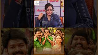 Mersal-ல இருக்க என்னோட Strong Memory இதுதான்! - Nithya Menen | Vijay  | Vikatan Press Meet