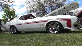 restomod 1972 Ford Mustang Mach 1 Insane Coyote supercharged V8 swap Adirondack