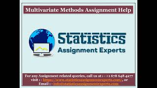 Multivariate Methods Assignment Help