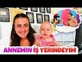 Anne Vlog. Sevcan Derin'e çalıştığı stüdyoyu gezdiriyor! Bebek bakma videosu