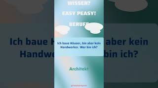 Teste Deinen klugen Kopf. Häuser bauen, aber kein Handwerker.