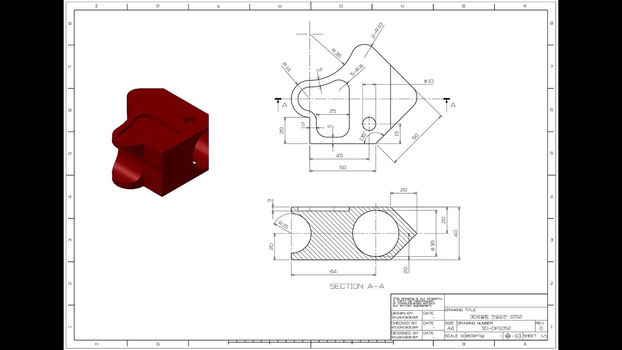 Solidworks Exercise 3d 89 Youtube