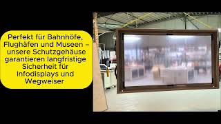 Vandalismusschutzgehäuse | Schlagfestes Displaygehäuse