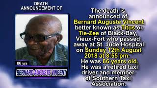 Bernard Auguste Vincent SHORT 1