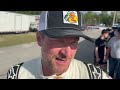 Dale Earnhardt, Jr. talks about first laps at New River All American Speedway