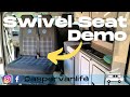 VW T5 Camper - MS Craft Swivel Seat Base Demo