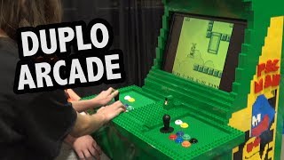 Functional Arcade Machine Made from LEGO Duplo