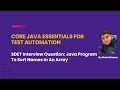 Java Program To Sort Names In An Array