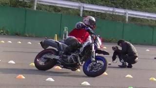 2016年11月7日TRYジムカーナRd 3 Aクラス 第2H ウッチーさん DR Z400SM