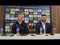 leivbat leo cullen and robbie henshaw speaking after leinster v bath