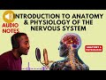 Introduction To Anatomy  & Physiology Of The  Nervous System. Audio Notes.