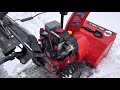 ariens deluxe 28 snow blower start up