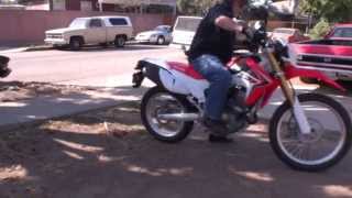 Honda CRF250L first start up and ride