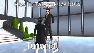 How to talk yakuza boss | Sakura school simulator | Nieuo Channel