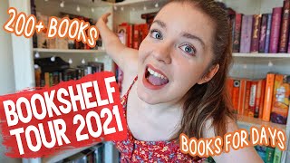 Bookshelf Tour 2021│aka My Shameful TBR (200+ books)