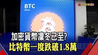 比特幣若跌破1萬不意外?加密貨幣寒冬來襲...7個月市值蒸發2.1兆美元｜非凡財經新聞｜20220619