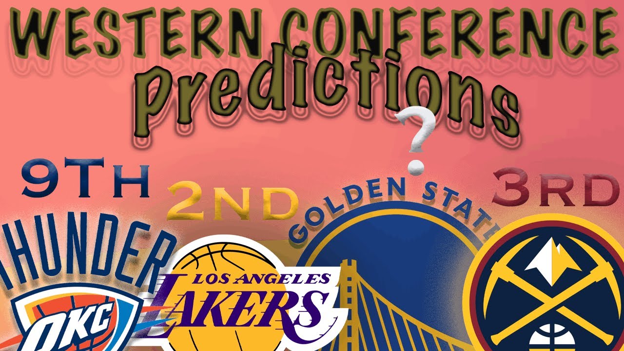 Predicting The Western Conference Standings ! - YouTube