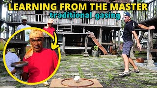 First time playing GASING: Traditional Malaysian Game from Terengganu - MALAYSIA TRAVEL VLOG
