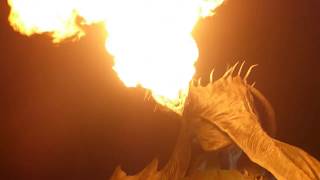 Fire Breathing Dragon Atop Gringotts Stuns Crowd Inside Diagon Alley At