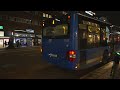 sweden stockholm bus 4 ride from to odenplan to fleminggatan @ night