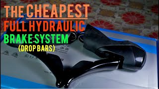 CHEAPEST 2018 ROAD BIKE HYDRAULIC SYSTEM? | SHIMANO RS505 |UNBOXING. CX build series ep. 1