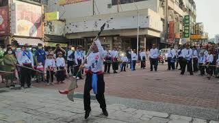 🎉#國定古蹟開基天后祖廟庚子年啟建金籙慶成祈安三朝建醮大典0210320恭送天師回鑾遶境?第15場！加油🎉 🎉家豪 甲拳\u0026 鈺富 關刀🎉