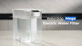 Waterdrop Mega Electric Water Filter - 27 Cup Ultra-large Capacity