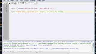 Autoit3 - Tutorial 3 - Getting User Input