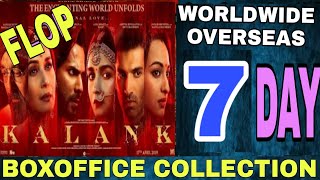 Kalank Movie 7th Day box office collection