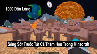 1000 Dân Làng Mô Phỏng Sống Sót Trước Các Thảm Họa Liệu Họ Có Sống Sót Siêu Hài Hước 🤣