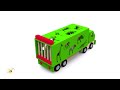 cars for toddlers. learn wild animals in english with shape wooden truck