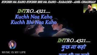 Kuch Na Kaho Karaoke With Scrolling Lyrics Eng  & हिंदी