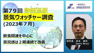 第79回 静岡県版 景気ウォッチャー調査（2023年７月）