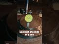 backlash checking of y axis on vmc machine