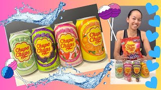 Chupa Chups Carbonated Canned Drinks 🇰🇷 Review