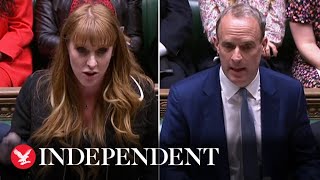 Full exchange: Angela Rayner questions Dominic Raab on low rape conviction rates