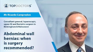Abdominal wall hernias: when is surgery required?