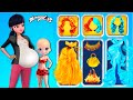 Ladybug and Elsa family in water and fire maternity fashion | Style wow