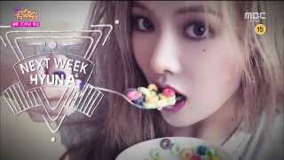 150815 HyunA 현아   Comeback Next Week @ 쇼! 음악중심 Music Core Independence Special 1080p