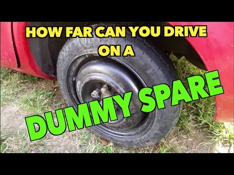 How fast should you drive on a donut?