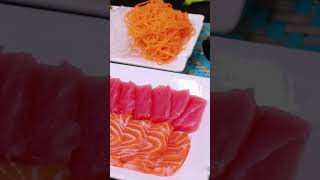 ឈុតត្រីសាម៉ុនលាយត្រីធូណា #salmon #food #sushi #comedy @ChoronaiShopping