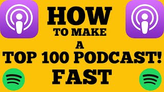 How to create a top 100 podcast in 2021! (Grow your show FAST)