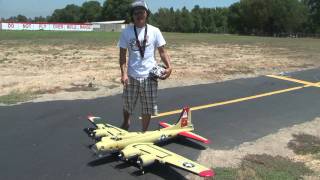 B-17 BOMBER RC Flying Fortress SNEAK PEEK in HD!