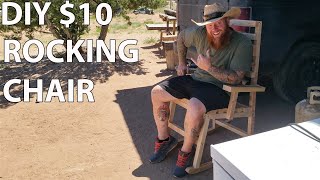 The easiest rocking chair build - $10 of 2x4's