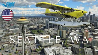 Microsoft Flight Simulator 2020 | Drzewiecki Design Seattle Cinematic Scenery Showcase