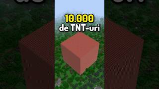 10.000 TNT vs MINECRAFT #shorts #minecraft