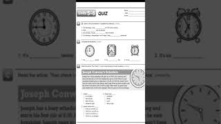 Interchange Fifth Edition Intro Level Assessment Written Quiz Unit5-6