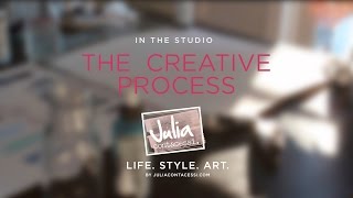 In the Studio with artist Julia Contacessi - January 2016